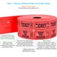 thumbnail image 2 of Boletos de rifa Tacticai 1000, rollo doble rojo (1 de 8 colores), 2 of 5