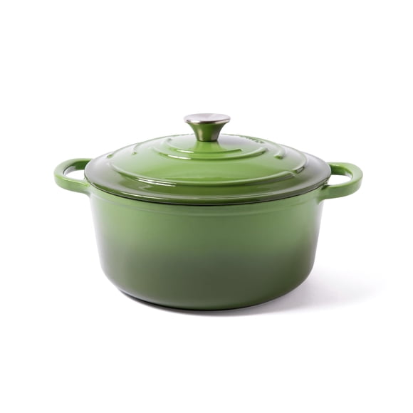 Olla Holandesa Larder & Vine de 5.7 cuartos (≈5.4 L) de hierro fundido esmaltado