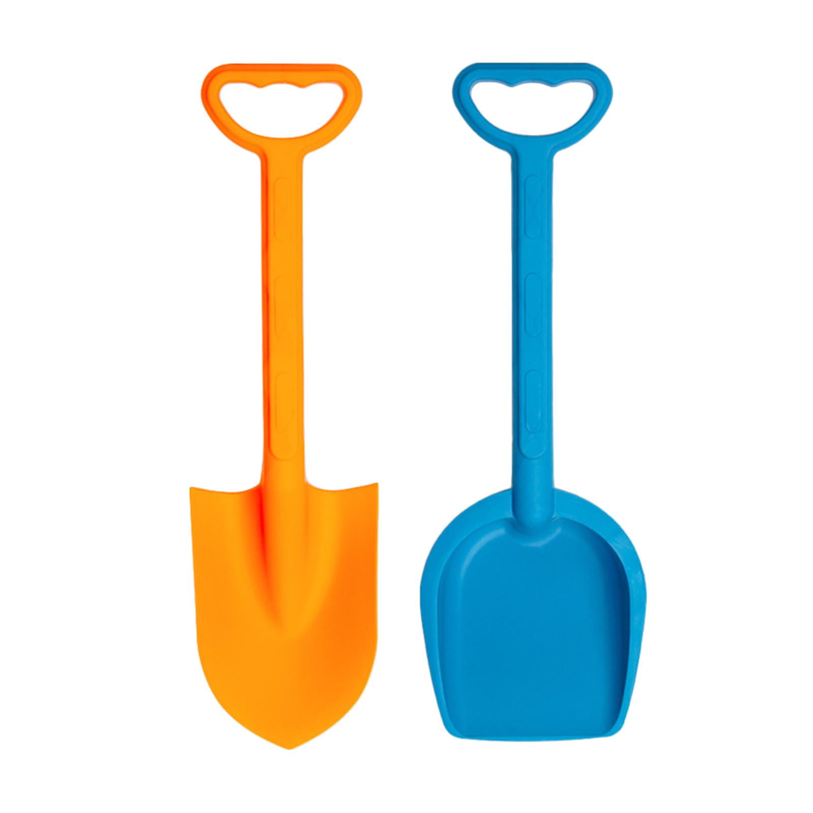 Magideal - Paquete De 2 Juguetes De Jardín Para Niños, Palas De Nieve Resistentes, Palas De Playa Resistentes, Juguetes De Arena Para Niñas, Niños Y Niños Pequeñ