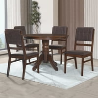 Zoy Home - Juego De Comedor Rodas 4 Sillas