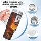 thumbnail image 5 of Doom Eternal Vaso aislado de acero inoxidable con asa, diseño temático, regalo para familia, amigos y fans; incluye pajita y encaja en el portavasos estándar, 40 oz, 5 of 6