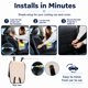 thumbnail image 5 of Cojín de enfriamiento para asiento de auto Auto Haus 12V/24V con 10 ventiladores, 5 of 9