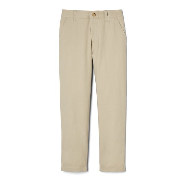 Pantalón chino recto French Toast talla 16 caqui
