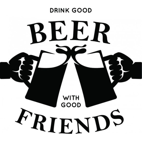 Decomural Good Beer Good Friends Kitchen WS-46191