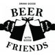 thumbnail image 1 of Decomural Good Beer Good Friends Kitchen WS-46191, 1 of 2