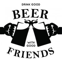 Rienda Libre Graphics - Decomural Good Beer Good Friends Kitchen Ws-46191