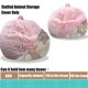 thumbnail image 4 of Funda para puf Kisoy Fluffy para almacenamiento de animales de peluche, 4 of 7