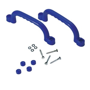 Bothyi - 2 Uds., Equipo De Juegos, Casa De Juegos, Barras De Agarre Para Patio Trasero, Casa De Juegos Azul