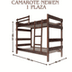 thumbnail image 2 of Camarote Newen 1 plaza Desmontable Madera Dormitorio, 2 of 3