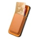 thumbnail image 4 of Funda de Cuero Magnética con Tarjetero para iPhone 14 Cubierta Delgada Amarillo, 4 of 5