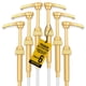 thumbnail image 1 of Dispensador con bomba de sirope, 6 unidades, dorado, para botellas de 750 ml, 1 of 9