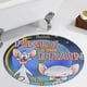 thumbnail image 5 of Pinky y Cerebro Alfombra Redonda de Felpa Coral, Antideslizante, No Desprende Pelusas, Lavable y Duradera para Salón, Dormitorio y Habitación de Niños 60cm, 5 of 6