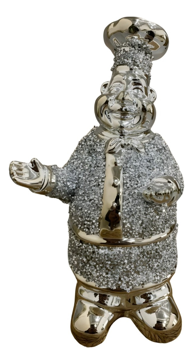 Genérico - Figura Decorativa Estatua Chef Estilo Cocina Adorno Jhn