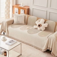 Manta Acogedora Para Sofá – Diseño Moderno Y Natural Wakeshome Color Beige Claro
