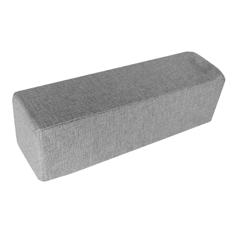 Magideal - Almohada De Descanso Del Brazo Del Sofá, Almohada De Soporte Del Codo Con Funda De Lavable Extraíble, Cojín De Reposabrazos Portátil Para El Automóvil Gris Oscuro