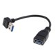 thumbnail image 3 of Cable Adaptador En ángulo Hacia Abajo USB 3.0 De 90 Grados De Sincronización De Datos Macho A A Hembra A, 3 of 3