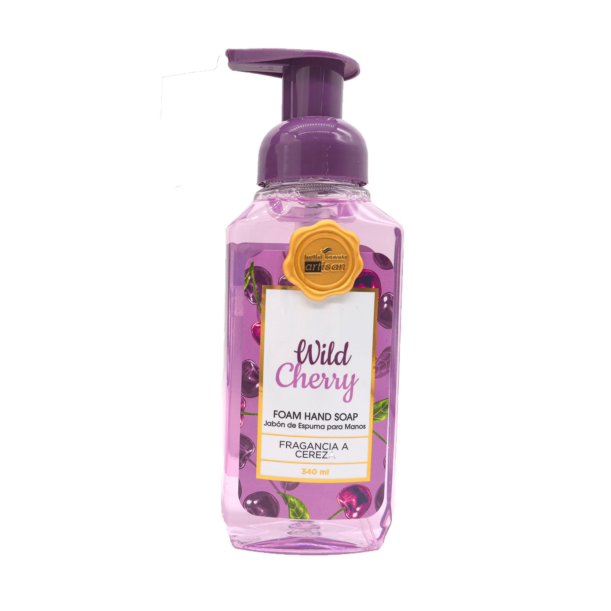 Jabón Hello Beauty De Espuma Para Manos Fragancia Cereza