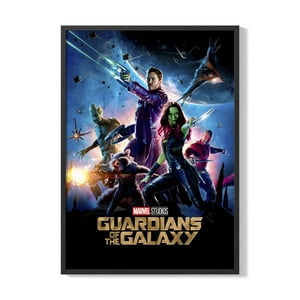 Creango - Cuadro Poster Enmarcado Guardianes De La Galaxia Portada Decorativo
