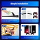 thumbnail image 5 of Pegatinas de Piel para Consola de Juegos PS5 Pro, Pegatinas Protectoras, Pegatinas de Color, Películas de Dibujos Animados, para Edición de Disco y Edición Digital, 5 of 5