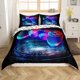 thumbnail image 1 of Projection Gamepad Game Print Quilt Duvet Cover Set Bed Linen Bedroom Decor Soft3-Piece Bedding Set, 1 of 5