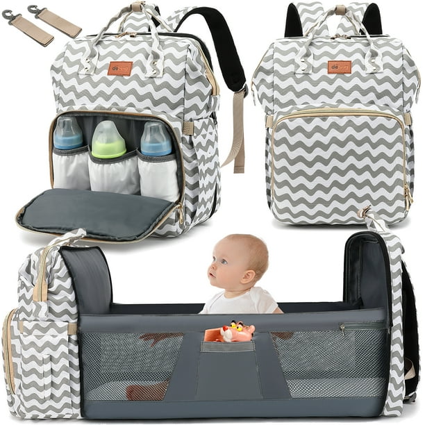The Ultimate Mommy Bag: Changeable Crib, Large Capacity, Multi-functional Shoulder Bag for Mother and Baby