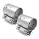 thumbnail image 1 of Abrazadera de Escape SKYMIRO 63 mm 2,5" 2 piezas Acero Inoxidable, 1 of 7