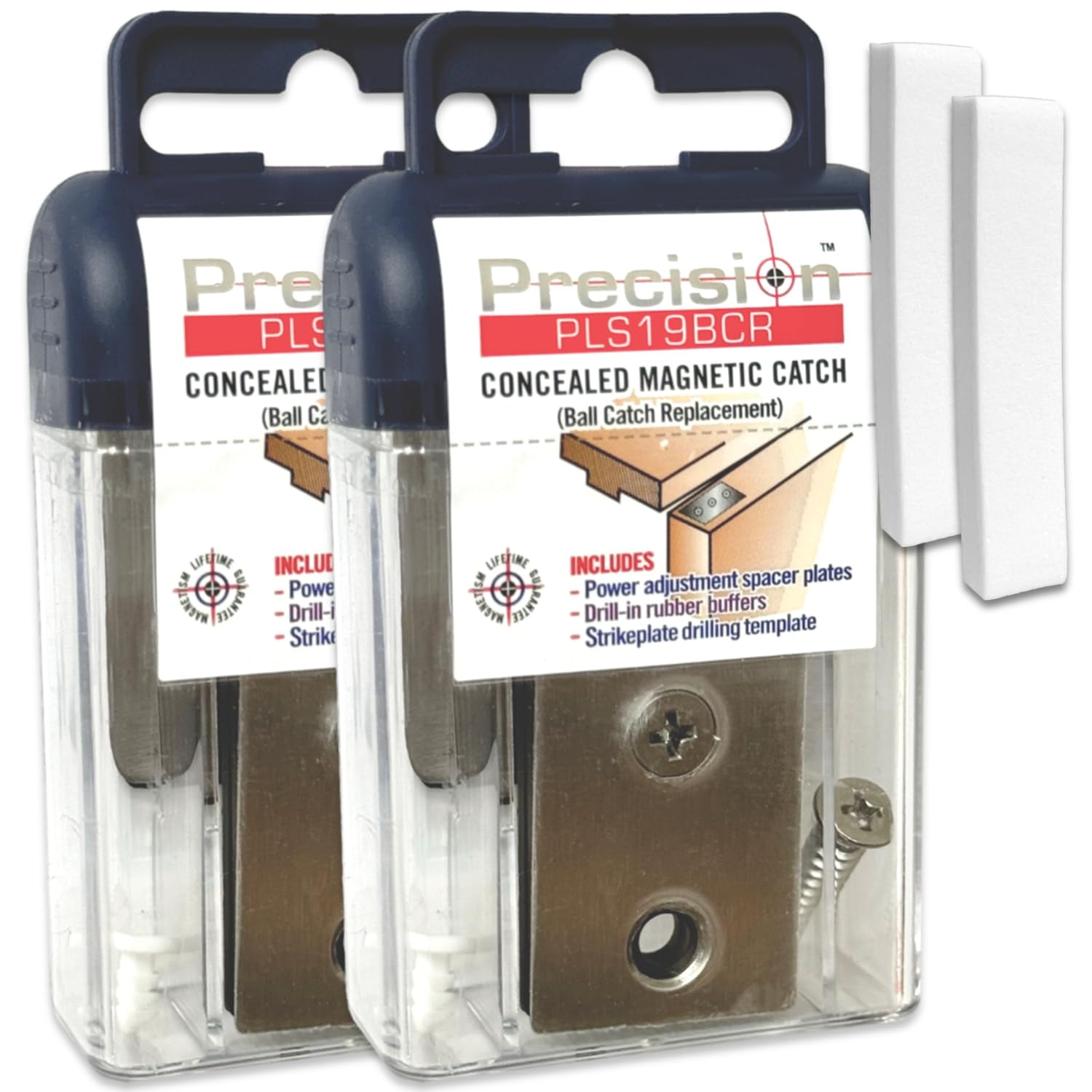 Cierre Magnético Para Puerta Modtion Precision, Paquete De 2