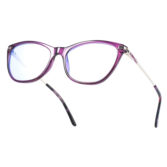 Gafas Bhigh de luz azul, marco púrpura, +1 dioptría