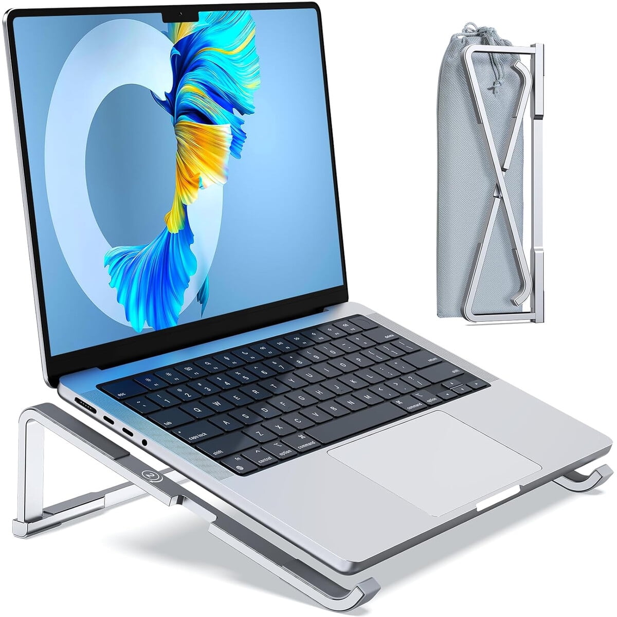 Soporte Notebook Mokuru L300 Aluminio Plegable 1016 Ventilado