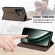thumbnail image 5 of Funda tipo cartera con bloqueo RFID para Realme GT 6 5G Con tapa abatible, portatarjetas, cierre magnético, TPU y soporte Marrón, 5 of 6