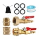 thumbnail image 1 of Adaptador De Soplado Para RV Winterize, Rosca De Manguera De Agua De Jardín Resistente De 3/4 "para Rvs, 6 Uds., 1 of 5