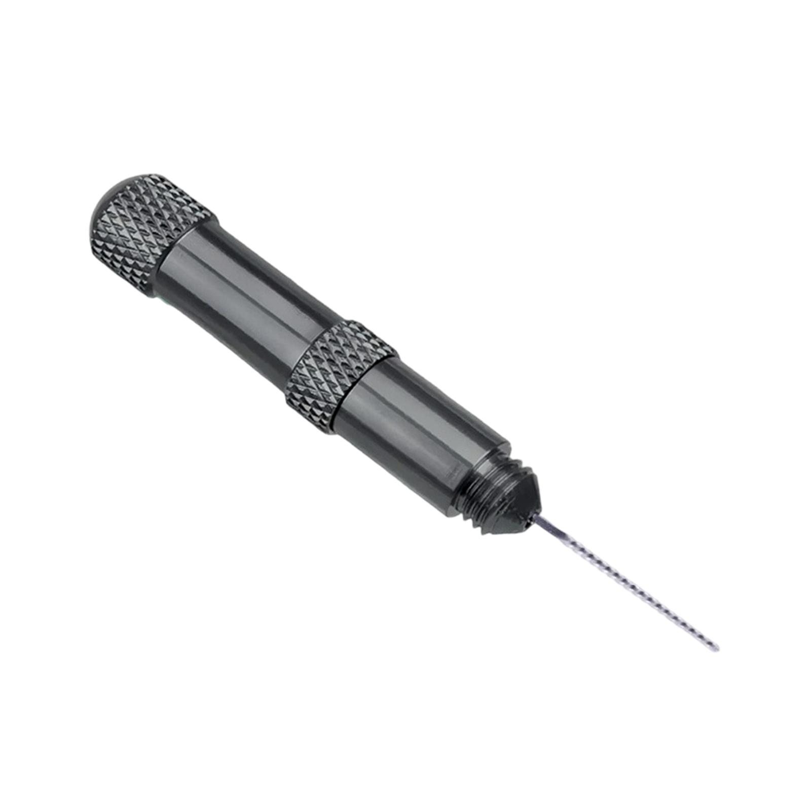 Magideal - Herramienta De Precisión Para Modelismo, Lima De Tallado, Aleación, Ligera, Portátil, Mango Antideslizante, Ideal Para Proyectos De Bricolaje Y Manual Negro 07 Mm