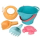 thumbnail image 4 of Juguetes De Playa Para Ni?os, Juego De Juguetes Con Caja De Arena, Cubo De Agua Y Arena, Rastrillo Para Animales De 3 A?os Y Más, 5 Uds., 4 of 5