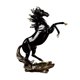 thumbnail image 2 of Estatuilla Moderna De La Escultura De La Artesanía De La Estatua Del Caballo Para La Decoración Negra De La Estantería De La Oficina, 2 of 3
