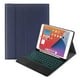 thumbnail image 1 of Funda con teclado táctil para iPad 2018/2017/Air/Air2/Pro 9.7/iPad 5, 6 con teclado Bluetooth inalámbrico desmontable y portalápices integrado, 1 of 8
