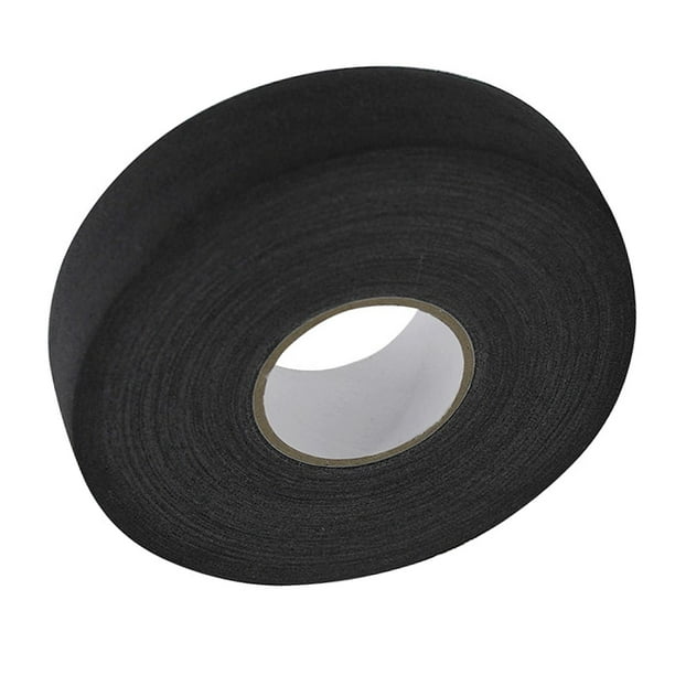 Cinta de tela para Hockey sobre hielo de 25M, cinta de murciélago transpirable, cinturón antideslizante, cinta de calcetín de Hockey, cinta de Hockey Negro