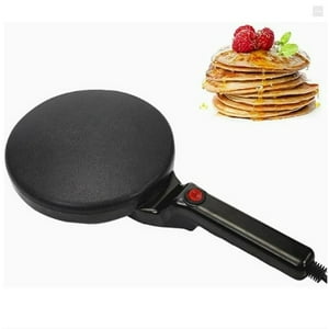 Genérico - Panquequera Eléctrica Para Crepes Y Panqueques + Plato Batidor De 20Cm""