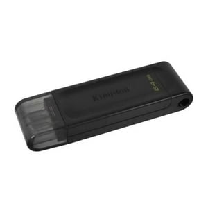Kingston - Pendrive Usb 3.2 Tipo C 64Gb Negro Dt70