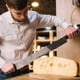 thumbnail image 4 of Cuchillo Para Queso Mango Doble 38 Cm Negro, 4 of 6
