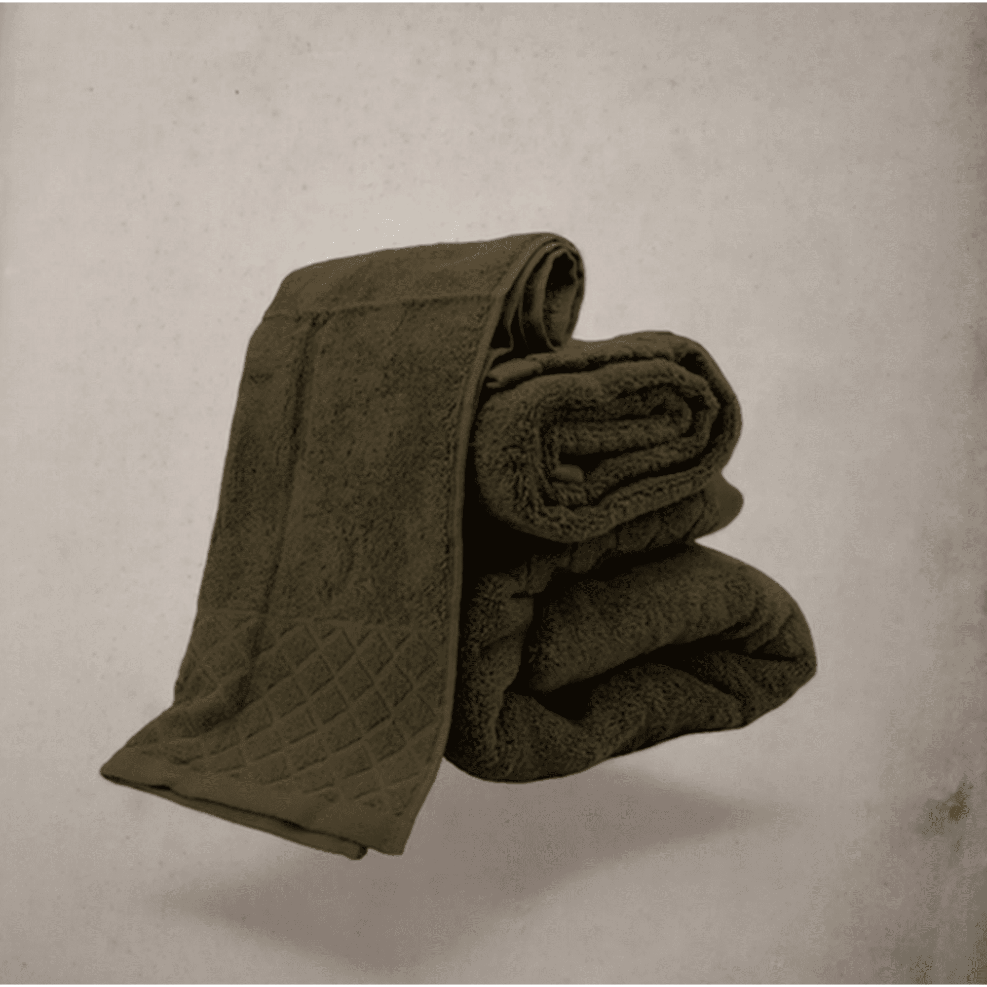 Genérico - Toalla Extra Grande 100x140 Cm 100% Algodón Color Marrón Liso