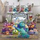 thumbnail image 3 of Monsters, Inc 3-Piece Bedding Set For Kids Boys Girls Adult Cartoon Warm Cute Fashion Holiday Present Gift Bed Sheets, 3 of 5