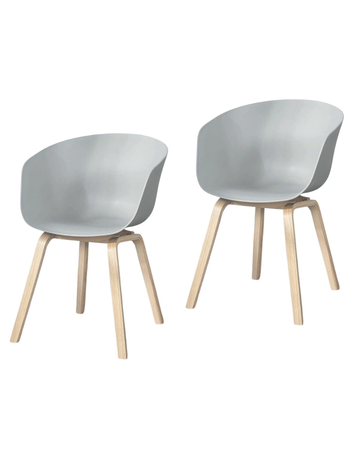 Habita2 Chile - Pack 2 Sitiales Serenity Butaca Living O Terraza - Gris