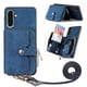 thumbnail image 1 of Funda Tipo Cartera con Correa Cruzada para Samsung Galaxy A36 Protección Contra Golpes Azul, 1 of 4
