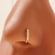 thumbnail image 3 of 1 pc Shiny Zircon Copper Nose Ring - Fashionable and Comfortable Nose Piercing Jewelry, 3 of 5