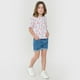 thumbnail image 4 of Polera Niña Kids Manga Corta Full Crop Blanco Corona, 4 of 5