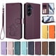 thumbnail image 3 of Carcasa Billetera de Cuero Sintético para Samsung Galaxy A55 5G, Morado Oscuro, 3 of 6