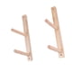 thumbnail image 2 of 2 Piezas De Estante De Almacenamiento De Esterilla De Yoga De Madera, Organizador De Esterilla De Yoga Para Patineta De 2 Niveles, 2 of 5