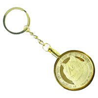 Invencible.Cl - 𝗟𝗟𝗔𝗩𝗘𝗥𝗢 𝗗𝗢𝗗𝗚𝗘𝗖𝗢𝗜𝗡 𝗚𝗢𝗟𝗗 Llavero Dodgecoin Gold Lujo. Aj33