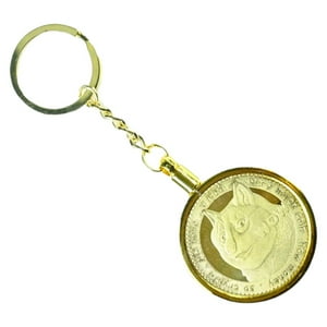 Invencible.Cl⭐⭐⭐⭐⭐ - 𝗟𝗟𝗔𝗩𝗘𝗥𝗢 𝗗𝗢𝗗𝗚𝗘𝗖𝗢𝗜𝗡 𝗚𝗢𝗟𝗗 Llavero Dodgecoin Gold Lujo. Aj33