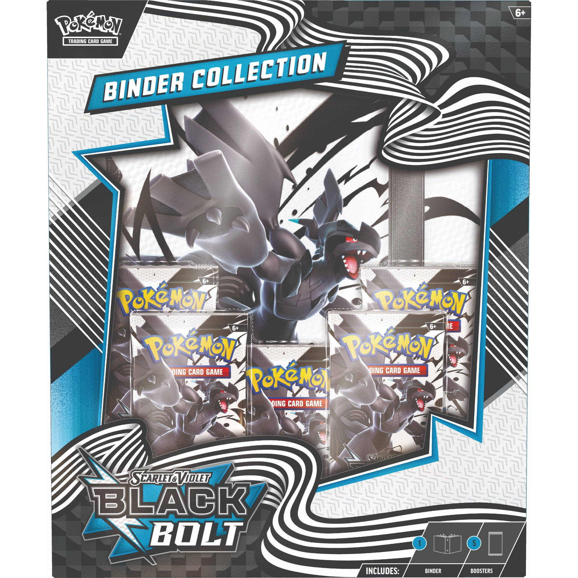 Pokémon - Carpeta Colecciones De Escarlata Y Púrpura-fulgor Negro Inglés